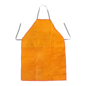 2019 Nieuwe Lassen Beschermende Schort Voor Mannen Veiligheid Bescherming Werkplek Supplies Veiligheid Kleding Werk Bescherming Oranje Pk