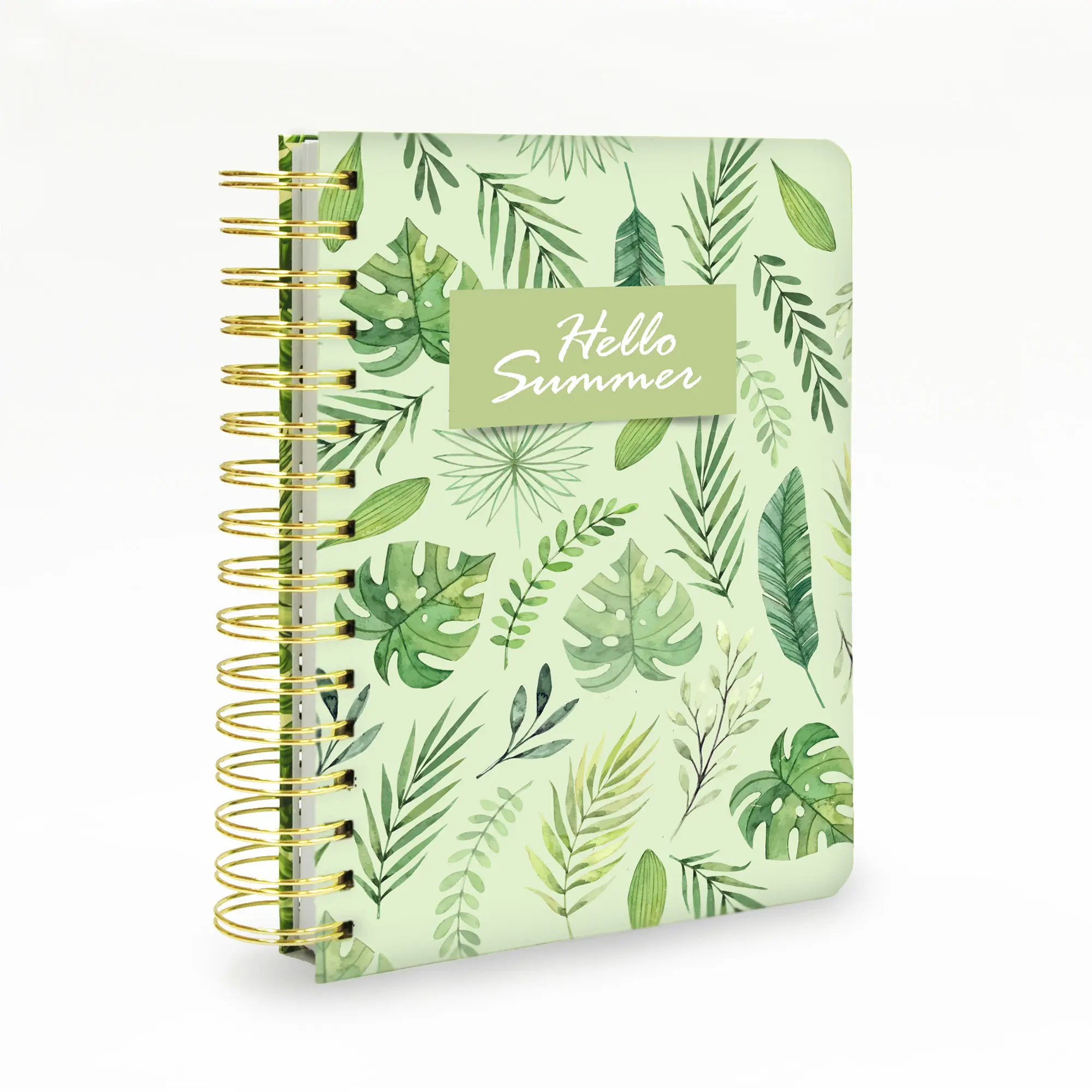 Promotional Free sample Colorful Fashion Style Wire Writing Pad Lined Notebook Journal For Business For Gift