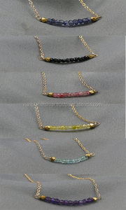 Collier en chaîne de perles de chapelet en améthyste naturelle de 18 pouces pour les mariages, les cadeaux, les fiançailles, les fêtes - Product Image 2