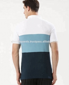 ไม่ใช่แบรนด์ที่กำหนดเองกลุ่มเสื้อโปโลสำหรับผู้ชายที่มีโลโก้ที่กำหนดเองและการออกแบบผู้ชายขายร้อนสีบล็อกเสื้อโปโล - Product Image 3