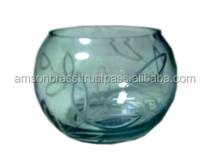 <b>Glass</b> Votive Candle Holder Engraving Design <b>Glass</b> Candle Holders Lanterns and Candle <b>Jars</b> Home Decoration Color - Product Image 2