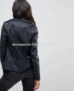 Veste en cuir suédé pour hommes et femmes, blouson en peau de mouton, avec col en fourrure, bon marché, personnalisé de haute qualité, vente en gros, collection - Product Image 3