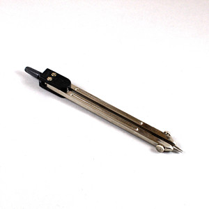 Instrumento de dibujo divisor azul negro técnico de ingeniería instrumentos geométricos de sala de clase escolar - Product Image 1