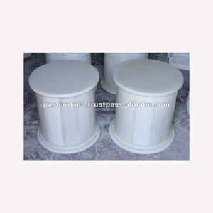 โต๊ะหินอ่อนกลมยืน - Product Image 1