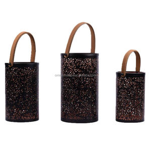 Fabricante confiable de la linterna de hierro decorativa de alta calidad del último diseño con la manija en precio al por mayor - Product Image 2