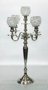 Candelabros de metal de oficina y hogar con tarros de velas y linternas para bodas y fines decorativos - Product Image 5
