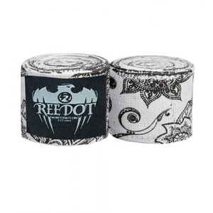 Zèbre SEMI-élastique, boxer en coton, imprimé zèbre, enveloppe à main à LOGO personnalisé MMA, 180 pouces - Product Image 2