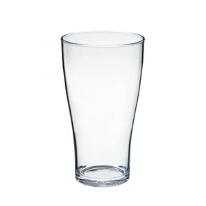 Copos de água de suco de cerveja 425ml, como vidro cônico acrílico tritan