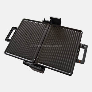 Lò Nướng Bánh Mì Điện Inox 1800W Màu Đỏ XL - Sandwich Press Vỉ Nướng - Product Image 3