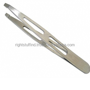 Pince à épiler à pointe oblique Real Vetus de qualité supérieure pour extensions de cils et de sourcils Outil cosmétique - Product Image 1