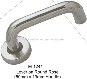 OMG Industries 6 \ "Poignée de porte de meuble extrudé avec serrure à levier et plaque d'écusson pour hôtels - Product Image 3