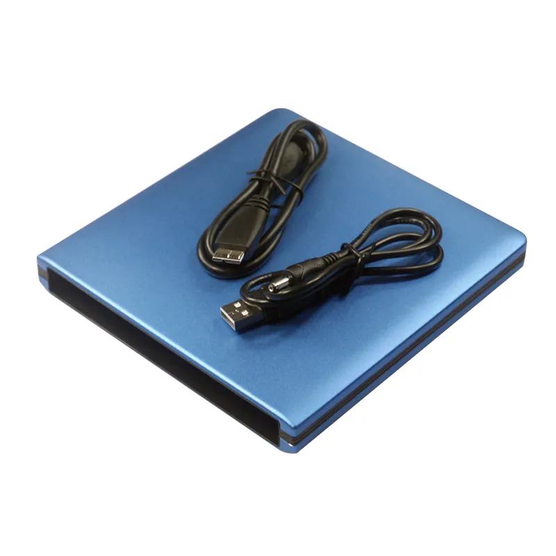 Carcasa externa USB 3,0 para unidad RW óptica SATA Blu-Ray /DVD de 12,7mm