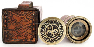 Chk Vintage Handmade Polished Wood Nautical Telescope 16" Spyglass Home Decor Christmas Diwali Halloween New Year Calvin - Product Image 3