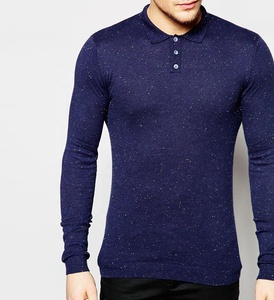 Siestes en jersey simple lourd pour hommes pour polo Logo personnalisé brodé souper qualité meilleur prix anti-rides tricoté - Product Image 4