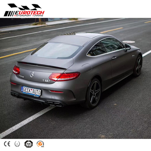 Kit de carrosserie pour bmw W205 coupé C63, diffuseur de pare-chocs avant, pour classe <span class=keywords><strong>C</strong></span> W205 coupé <span class=keywords><strong>sport</strong></span> 2015 — 2017 - Product Image 4