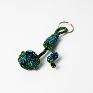 Llavero con nudo de puño de mono de cuerda náutica |   Llavero de cuerda de marinero hecho a mano, magia artesanal - Product Image 1