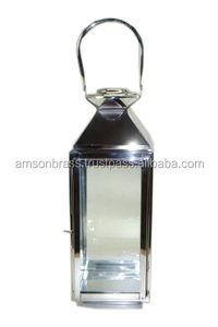 Vela de Metal y latón con mango para decoración de jardín y boda, farol de vidrio con mango para decoración de jardín y Hotel - Product Image 2