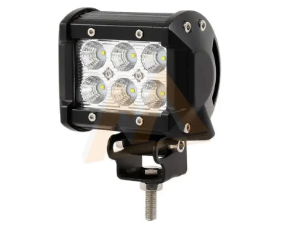 Luz led de trabajo de 4 pulgadas para coche todoterreno, atv, 4x4, 18w, buena valoración, nuevos productos