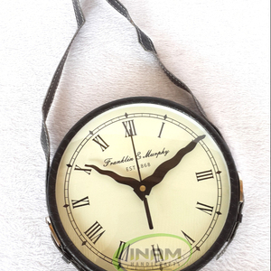 Reloj de pared colgante redondo clásico de cuarzo estilo náutico marino para oficina Reloj de pared clásico con diseño elegante - Product Image 1
