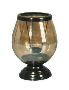 Bougeoir votif décoratif de conception de gravure perforée par fer en métal fait main de forme carrée - Product Image 5