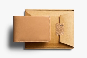 Sac à main court en cuir à fermeture ouverte de luxe pour hommes Portefeuille style habillé doublé en peau de vache pleine fleur - Product Image 6