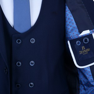 สูทผู้ชายคุณภาพสูง3ชิ้นทรงเข้ารูปแบรนด์ตุรกี - Product Image 3