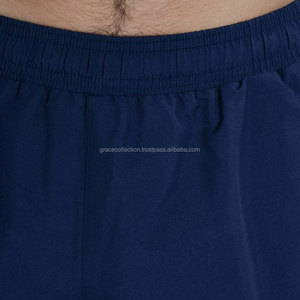 Pantalones cortos deportivos informales unisex para correr, trotar y gimnasio, transpirables, con cordón de cintura media - Product Image 5