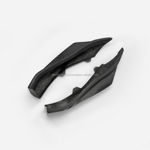 Para Nissan Z34 370Z FRP par negro parachoques trasero escupió - Product Image 3