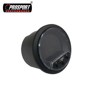 Voltmètre numérique de voiture 52 mm 12 volts, 4 couleurs LCD, jauge automatique - Product Image 2