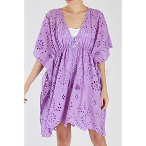 Crochet Beach Kaftan Dress for Women Sexy Kaftan 2019 Wholesale Custom Design Fabric Woman Clothing Made in India - Product Image 1