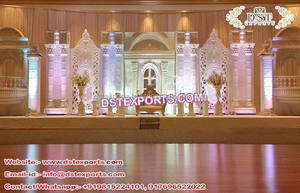 Grandes boîtes décoratives de mariage indiennes, 30 pièces, éléments exclusifs, pour décor de scène de mariage indien, nouvelle collection de scènes traditionnelles indienne - Product Image 5