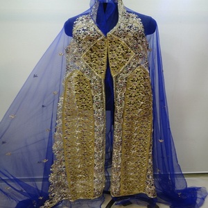 Caftán nupcial marroquí de diseño para boda, caftán de trabajo con cristales pesados, 2018 - Product Image 3