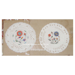 แผ่นสลักลายหินอ่อน Pietra Dura สวยงาม - Product Image 1