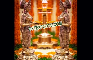 Wedding Walkway <b>Moroccan</b> <b>Lighted</b> Pillars Indian Wedding Decoration Manufacturer Crystal Entrance Pedestals UK - Product Image 2