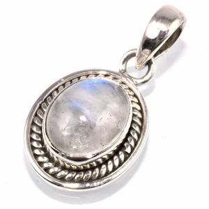 La pierre de lune arc-en-ciel la plus incroyable, bijoux en argent Sterling 925, bijoux de mode en argent frais - Product Image 2