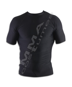 ชุดฟิตเนสป้องกันผื่นครึ่งแขนเป็นมิตรต่อสิ่งแวดล้อมชุดออกกำลังกายฟิตเนส XL XS แบบรีไซเคิลได้พิมพ์ลายเนื้อแข็งน้ำหนักเบา - Product Image 1