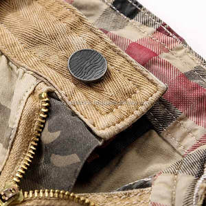 กางเกงขาสั้นคาร์โก้สำหรับผู้ชายลายพรางหลากกระเป๋าขนาดใหญ่แบบลำลองสไตล์ยุโรปและอเมริกาใหม่2024 - Product Image 4