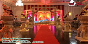 Statue de paon coloré en Fiber de haute qualité, décoration d'entrée de mariage, fabricant, en vogue - Product Image 3