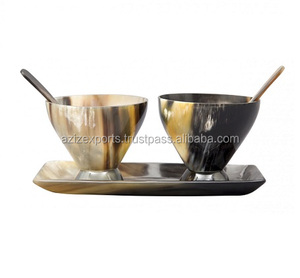 Ensemble de service de petit bol en bois rond de haute qualité passe au lave-vaisselle écologique pour les fêtes de soupe nouilles salades - Product Image 1
