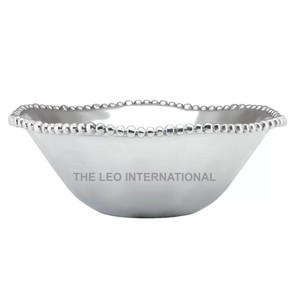Bol décoratif intérieur poli brillant en aluminium métal de haute qualité fait à la main Design moderne bol populaire - Product Image 1
