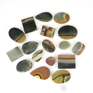 Cabochon de jaspe impérial naturel de 50 grammes de pierres précieuses en vrac en forme de mélange - Product Image 2