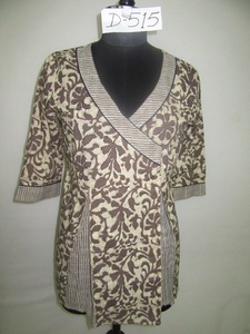 เสื้อเบลาส์คอจีนแบบลำลองของผู้หญิงชุดเดรสแขนสั้นไม่มีสายคาดเอวธรรมชาติชุดฤดูร้อน - Product Image 3