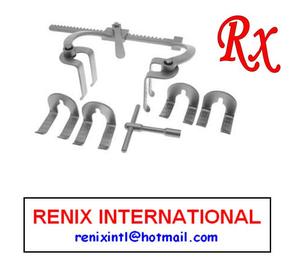 ชุดเครื่องมือวัดขอบสแตนเลสสตีลแบบแมนนวลพร้อมใบมีด3ชุดสำหรับการผ่าตัด - Product Image 2