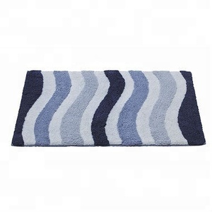 Alfombrillas de baño antideslizantes de algodón pesado Patrón sólido Accesorios de uso doméstico - Product Image 4