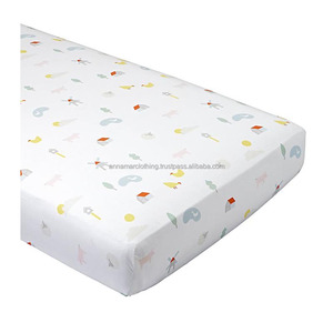 2018 Soft Fitted Baby Crib Sheets at Wholesale Price in India - Product Image 1