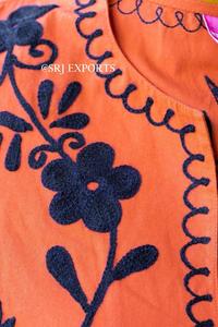 Robe ronde à manches longues pour femme, vêtements pour femmes, de Style mexicain, nouvelle collection, 2020 - Product Image 4