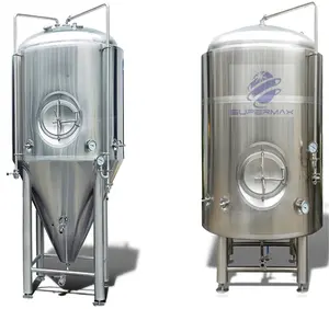 10HL 1000L 3000L Stainless Steel cooling jacketed insulated conical Beer fermentation tank