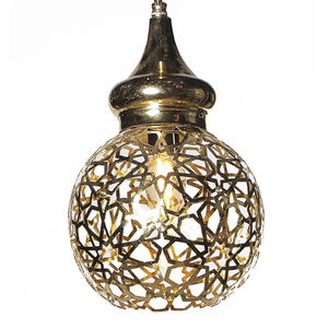 โคมไฟแขวนเดี่ยวดีไซน์ทองคำสุดพิเศษ ประหยัดพลังงาน แสงสว่างสไตล์ตุรกี แบรนด์ Loop ได้รับการรับรองมาตรฐาน CE - Product Image 3