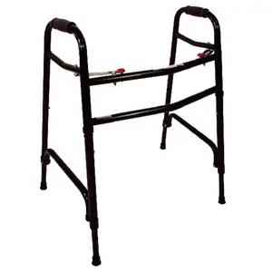 Wa214 Heavy Duty Rollator Adult Bariatric Walking Frame Opvouwbare Staande Stalen 4-Been Rollator Voor Gehandicapten En Ouderen