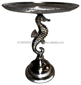 Soporte de pastel de 2 niveles de madera de mango natural y metal - Product Image 4